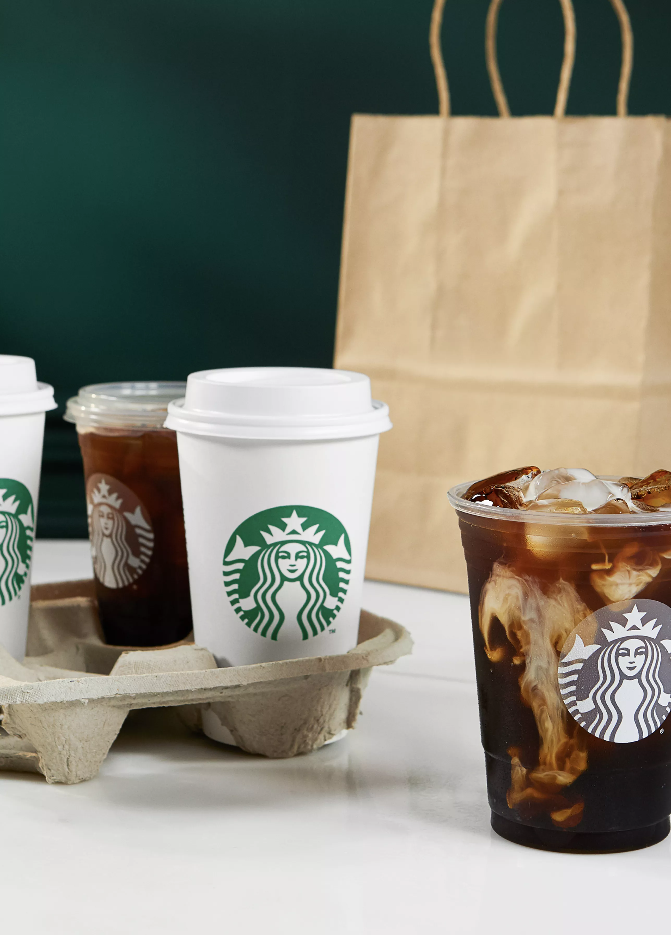 Starbucks Delivers order