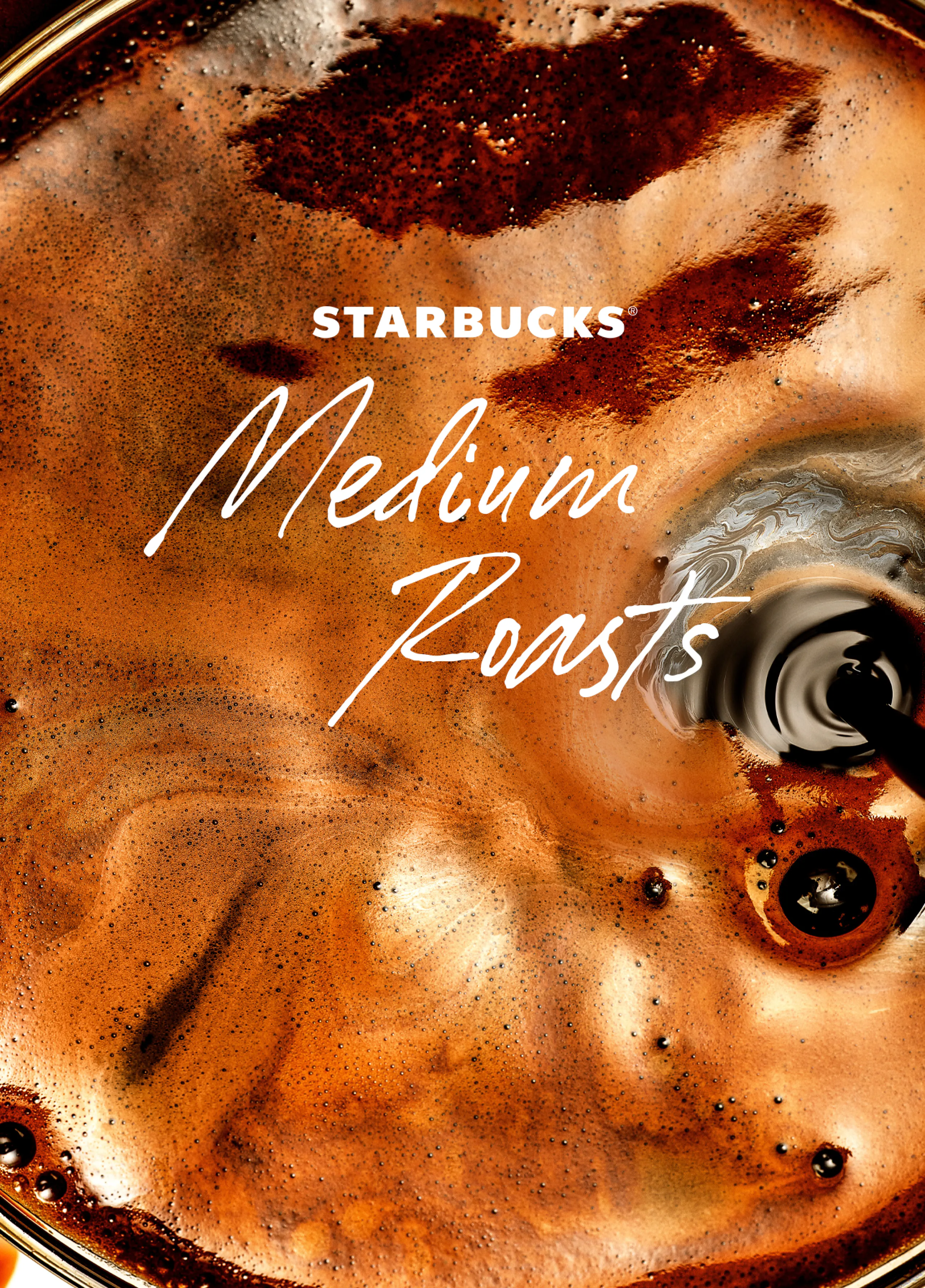 Closeup of medium roasted brewed coffee
